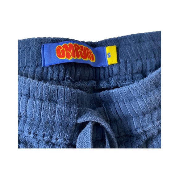 Empyre Corduroy Pants Mens Small Blue Embroidered Logo Pockets Drawstring Casual - Picture 4 of 9